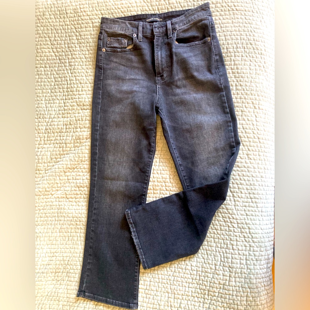 NWOT Modern American Black Crop Jeans